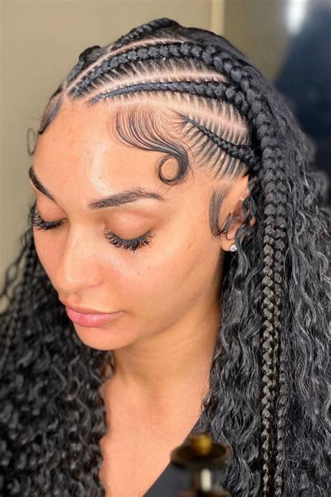 tribal feed in braids|tribal braids with quick weave.